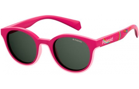 Gafas Junior - Polaroid Junior - PLD 8036/S - MU1 (M9) FUCHSIA // GREY POLARIZED