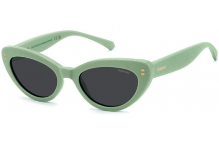 Frames Junior - Polaroid Junior - PLD 8068/S - 1ED (M9) GREEN // GREY POLARIZED