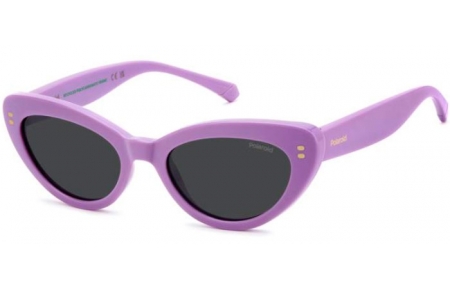 Lunettes Junior - Polaroid Junior - PLD 8068/S - B3V (M9) VIOLET // GREY POLARIZED