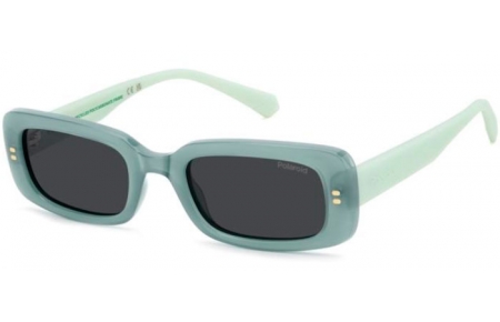 Lunettes Junior - Polaroid Junior - PLD 8071/S - 1ED (M9) GREEN // GREY POLARIZED