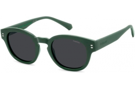 Frames Junior - Polaroid Junior - PLD 8072/S - 1ED (M9) GREEN // GREY POLARIZED
