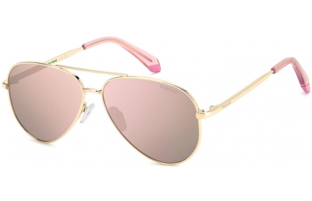 Gafas Junior - Polaroid Junior - PLD 8073/S - EYR (JQ) GOLD PINK // ROSE GOLD MULTILAYER POLARIZED