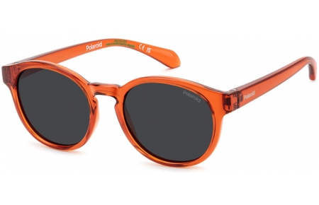 Gafas Junior - Polaroid Junior - PLD 8075/S - L7Q (M9) ORANGE // GREY POLARIZED