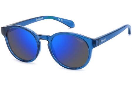 Gafas Junior - Polaroid Junior - PLD 8075/S - PJP (5X) BLUE // BLUE MIRROR POLARIZED