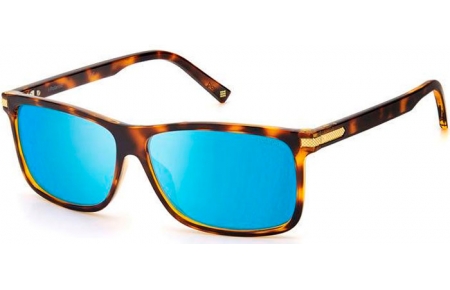 Gafas de Sol - Polaroid - PLD 2075/S/X - IPR (5X) HAVANA BLUE // BLUE MIRROR POLARIZED