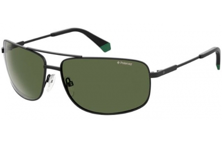 Sunglasses - Polaroid - PLD 2101/S - 003 (UC) MATTE BLACK // GREEN POLARIZED