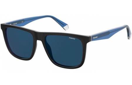 Gafas de Sol - Polaroid - PLD 2102/S/X - 0VK (C3) MATTE BLACK BLUE  // BLUE POLARIZED