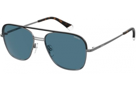 Lunettes de soleil - Polaroid - PLD 2108/S/X - KJ1 (C3) DARK RUTHENIUM // BLUE POLARIZED
