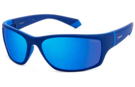 Gafas de Sol - Polaroid - PLD 2135/S - ZX9 (5X) BLUE AZURE // GREY BLUE MIRROR POLARIZED