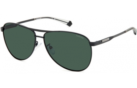 Lunettes de soleil - Polaroid - PLD 2160/G/S/X - 003 (UC) MATTE BLACK // GREEN POLARIZED