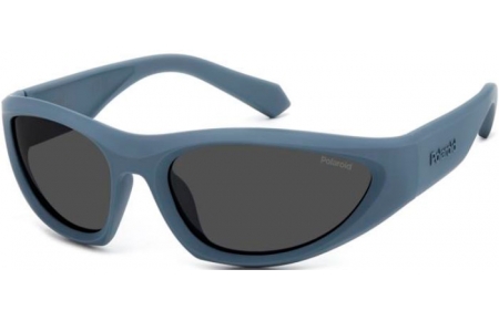 Gafas de Sol - Polaroid - PLD 2165/S - FLL (M9) MATTE BLUE // GREY POLARIZED