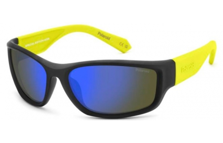 Sunglasses - Polaroid - PLD 2166/ATP/S - 71C (5X) BLACK YELLOW // BLUE MIRROR POLARIZED