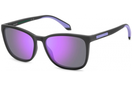 Gafas de Sol - Polaroid - PLD 2169/S/X - 003 (MF) MATTE BLACK // VIOLET MIRROR POLARIZED