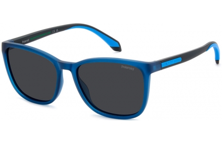 Gafas de Sol - Polaroid - PLD 2169/S/X - FLL (M9) MATTE BLUE // GREY POLARIZED