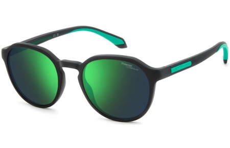Gafas de Sol - Polaroid - PLD 2170/S/X - 3OL (78) MATTE BLACK GREEN // GREEN MIRROR POLARIZED HIGHT CONTRAST