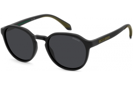 Gafas de Sol - Polaroid - PLD 2170/S/X - SMG (M9) MATTE BLACK KHAKI // GREY POLARIZED