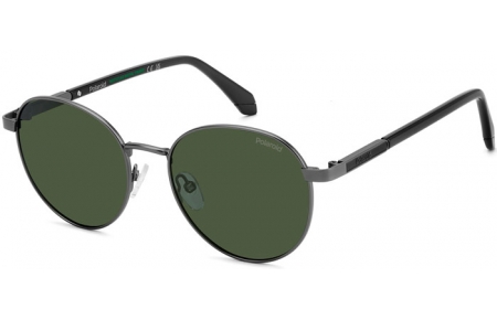 Gafas de Sol - Polaroid - PLD 4197/S/X - R80 (UC) MATTE DARK RUTHENIUM // GREEN POLARIZED