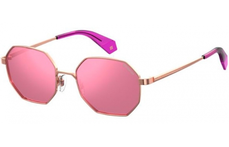 Sunglasses - Polaroid - PLD 6067/S - YEP (A2) LIGHT GOLD VIOLET // VIOLET MIRROR GOLD POLARIZED