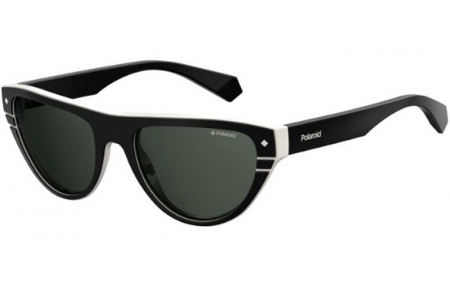 Sunglasses - Polaroid Premium - PLD 6087/S/X - 9HT (M9) BLACK IVORY // GREY POLARIZED