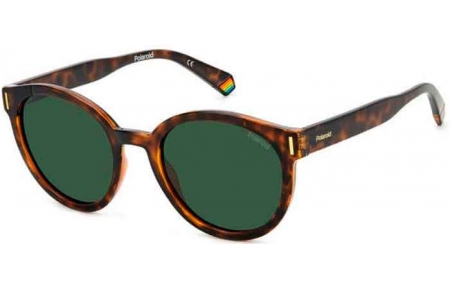 Sunglasses - Polaroid - PLD 6185/S - 086 (UC) DARK HAVANA // GREEN POLARIZED