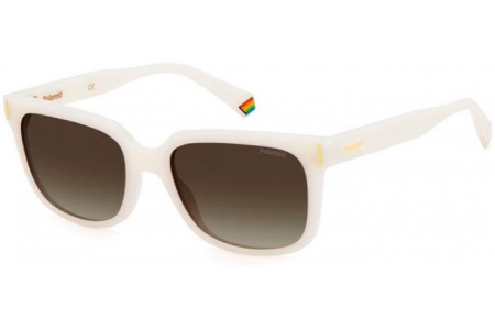 Sunglasses - Polaroid - PLD 6191/S - VK6 (LA) WHITE // BROWN GRADIENT POLARIZED