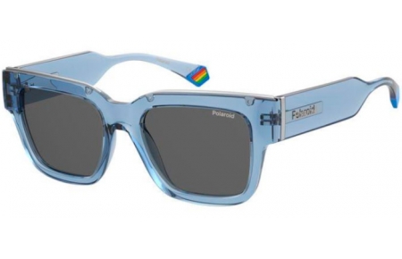 Sunglasses - Polaroid - PLD 6198/S/X/MC - MVU (M9) AZURE // GREY POLARIZED