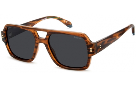 Gafas de Sol - Polaroid - PLD 6250/S/X - L9G (M9) HAVANA ORANGE // GREY POLARIZED