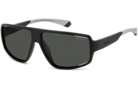 Sunglasses - Polaroid - PLD 7054/S - O6W (M9)  MATTE BLACK GREY // GREY POLARIZED