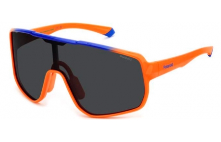 Lunettes de soleil - Polaroid - PLD 7060/S - DDW (M9) ORANGE BLUE // GREY POLARIZED