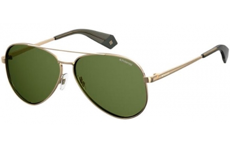 Sunglasses - Polaroid - PLD 6069/S/X - J5G (UC) GOLD // GREEN POLARIZED