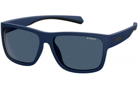 Lunettes de soleil - Polaroid - PLD 7025/S - FLL (C3) MATTE BLUE // GREY POLARIZED