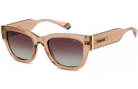 Lunettes de soleil - Polaroid - PLD 6213/S/X - 10A (LA) BEIGE // BROWN GRADIENT POLARIZED