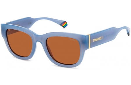Sunglasses - Polaroid - PLD 6213/S/X - MVU (HE) AZURE // COPPER POLARIZED