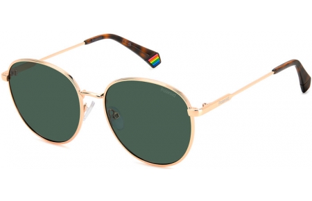 Lunettes de soleil - Polaroid - PLD 6215/S/X - DDB (UC) GOLD COPPER // GREEN GRADIENT