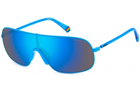Sunglasses - Polaroid - PLD 6222/S - MVU (5X) AZURE // GREY BLUE MIRROR POLARIZED