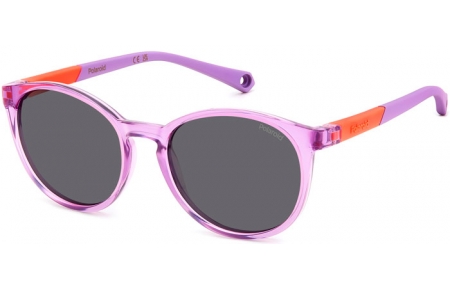 Frames Junior - Polaroid Junior - PLD 8059/S - 789 (M9) LILAC // GREY POLARIZED