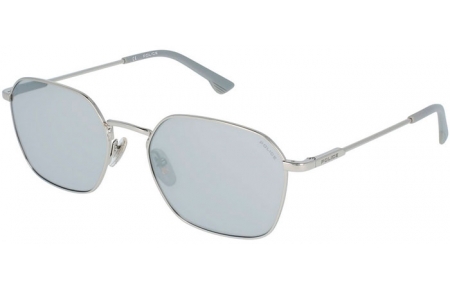 Gafas de Sol - Police - SPL970N - 579X  SHINY PALLADIUM // GREY SILVER MIRROR