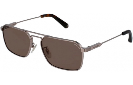 Gafas de Sol - Police - SPLA23 LEWIS HAMILTON - 0509  SHINY RUTHENIUM // BROWN