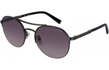 Gafas de Sol - Police - SPLA24 LEWIS HAMILTON - 0568  SHINY GUNMETAL // GREY GRADIENT