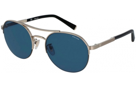 Lunettes de soleil - Police - SPLA24 LEWIS HAMILTON - 0594  SHINY LIGHT GOLD // BLUE