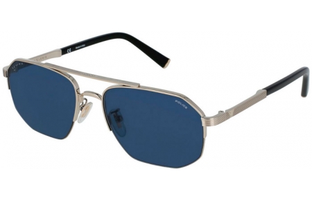 Sunglasses - Police - SPLA25 LEWIS HAMILTON - 0594  SHINY LIGHT GOLD // BLUE