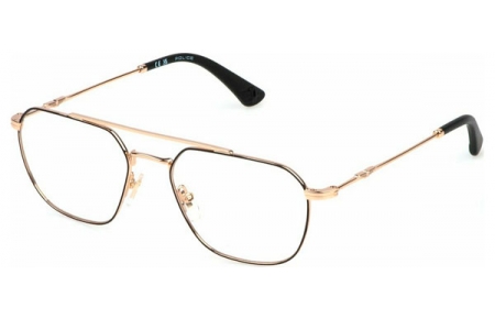 Lunettes de vue - Police - VPLP08 - 302Y  SHINY ROSE GOLD MATTE BLACK