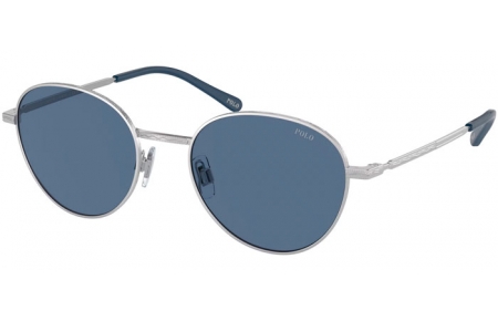 Sunglasses - POLO Ralph Lauren - PH3144 - 931680  SHINY SILVER // BLUE