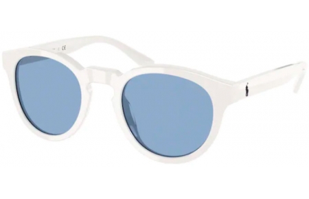 Gafas de Sol - POLO Ralph Lauren - PH4184 - 522972 SHINY WHITE // BLUE