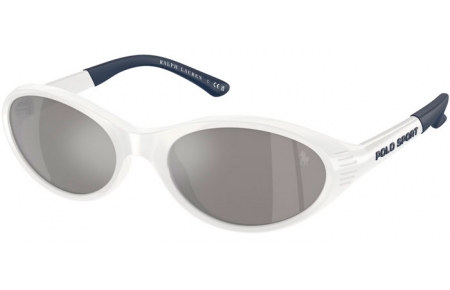 Gafas de Sol - POLO Ralph Lauren - PH4197U - 51016G  SHINY WHITE // GREY MIRROR SILVER