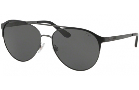 Gafas de Sol - POLO Ralph Lauren - PH3123 - 936587 MATTE DARK GUNMETAL BLACK // GREY