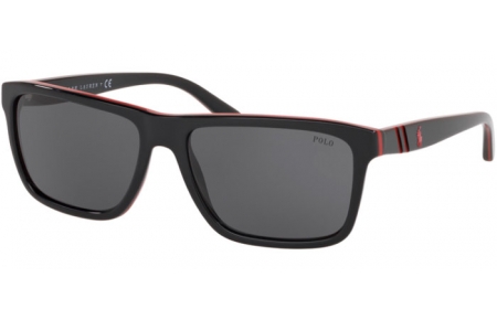 Gafas de Sol - POLO Ralph Lauren - PH4153 - 566887 BLACK RED BLACK // DARK GREY