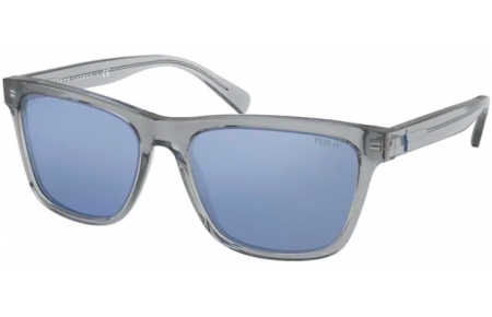 Gafas de Sol - POLO Ralph Lauren - PH4167 - 51111U TRANSPARENT GREY // LIGHT BLUE SILVER MIRROR