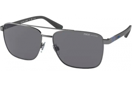 Gafas de Sol - POLO Ralph Lauren - PH3137 - 900281 SHINY GUNMETAL // GREY POLARIZED