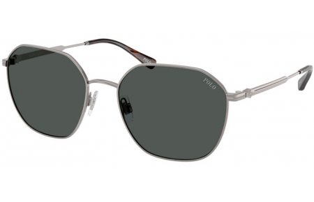 Lunettes de soleil - POLO Ralph Lauren - PH3160 - 926687  BRUSHED METALLIC LEAD GREY // DARK GREY